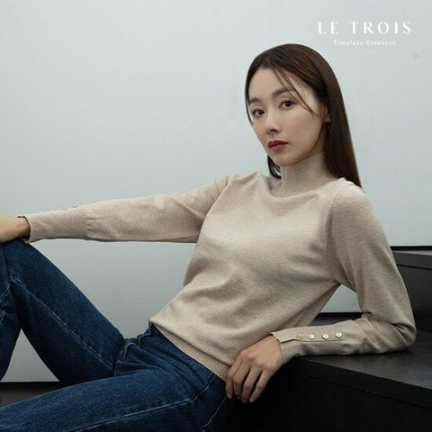 [르투아]24FW  슬릿 터틀넥니트 4종