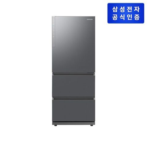 삼성 비스포크 김치플러스 3도어 328L RQ33DG71J3S9
