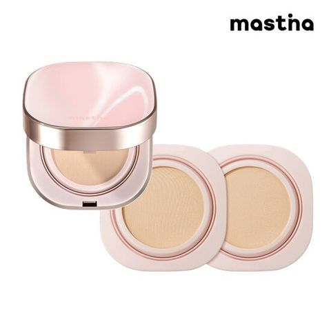 매스티나 내추럴 글로우 쿠션 (본품15g+리필15g*2개)