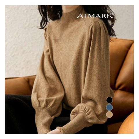 [앳마크]ATMARK 미니멀볼륨퍼프소매니트_AA49KN027G