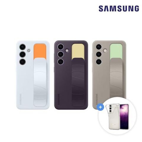 삼성전자 정품 갤럭시S24 스탠딩 그립 스트랩 케이스 EF-GS921 N