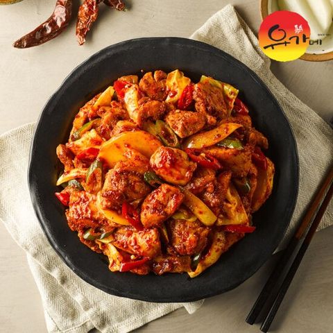 [복날특가]유가네 닭갈비 1.2kg + 1.2kg (총 4팩)
