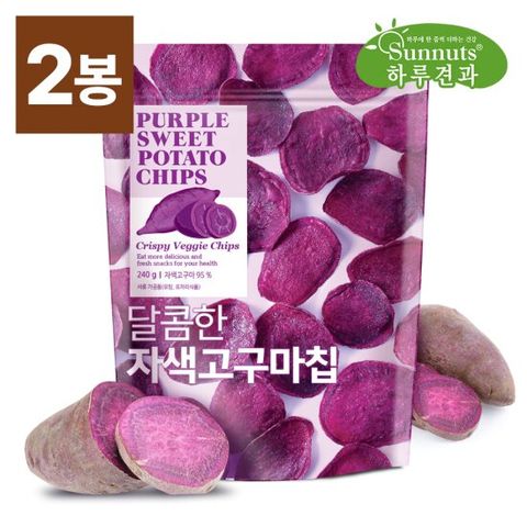 하루견과 달콤한 자색고구마칩 240gx2봉