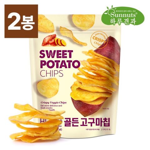하루견과 바삭한 골든고구마칩 200gx2봉