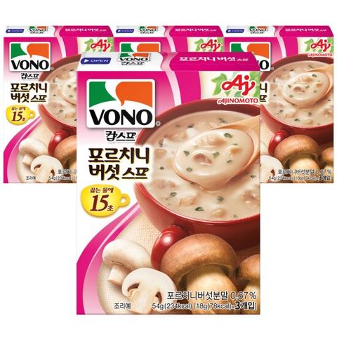 보노스프 컵스프 포르치니 버섯스프 54g x 4개