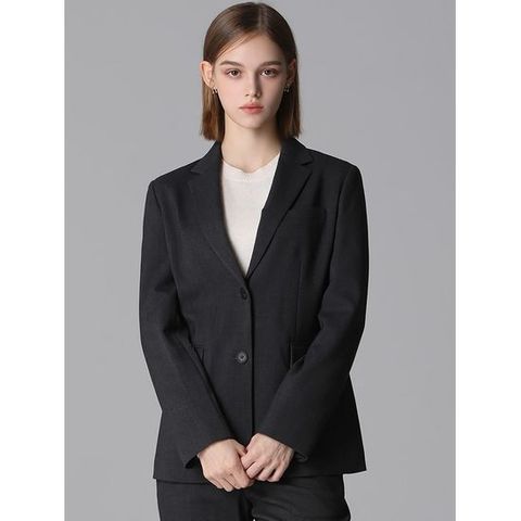 [리스트]베이직 투버튼 셋업 재킷 (택가격278000원)