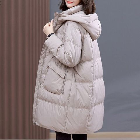 [zzimm]루즈핏 덕다운 하프 패딩 2color