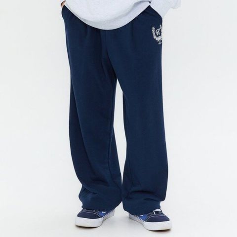 [쿨트]KULTE LAUREL LOGO TRAINING PANTS NAVY