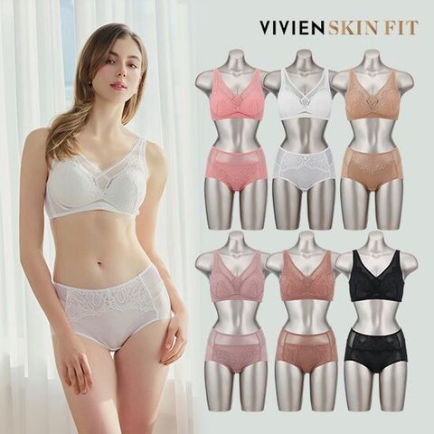 비비안 스킨핏 에코실 텐셀 프리핏 브라팬티 6세트