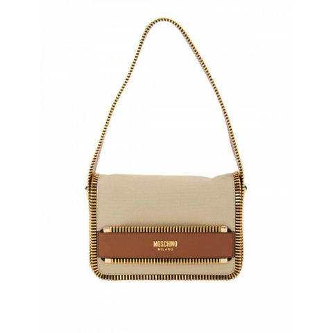 [MOSCHINO] 여성 숄더 백 레더 753882072081 베이지 /8