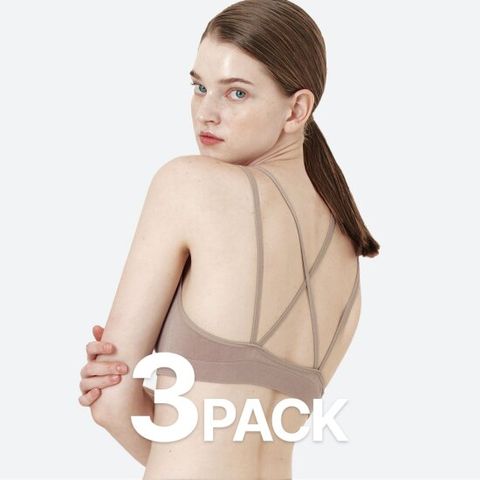 모달 심리스 레이어링 브라 (3PACK)
