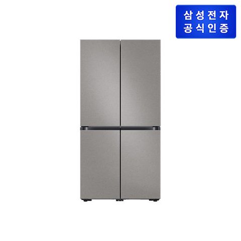 삼성 BESPOKE 냉장고 4도어 프리스탠딩 875L RF85DB90B2CJDM 바이브다크그레이