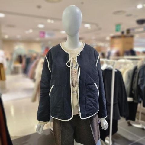 [올리브데올리브]OW5SM151_리버시블 봄 패딩 점퍼