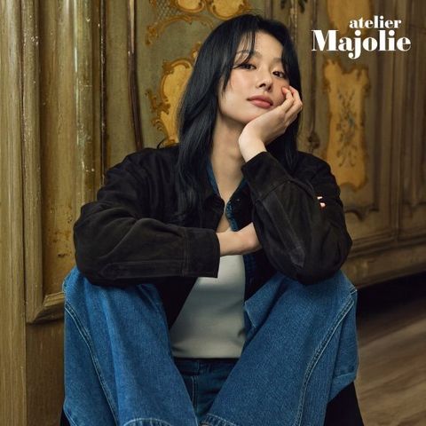 아뜰리에마졸리 리얼 고트 스웨이드 셔츠 재킷 1종