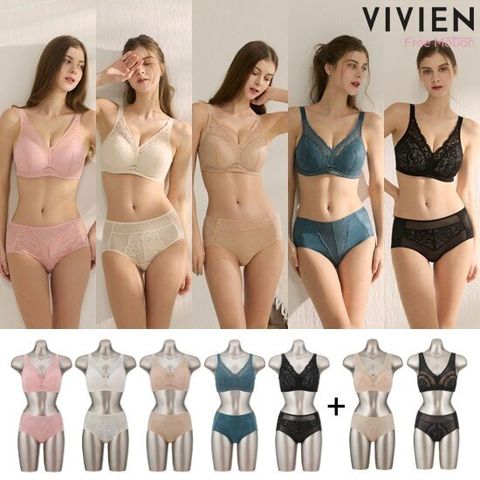 [전고객 7세트]25SS 최신상 비비안 NEW 맥스커버 브라팬티