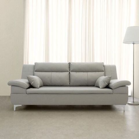 동서가구 테라 천연 면피가죽 온열 황토볼 3인용 흙소파 DF925867