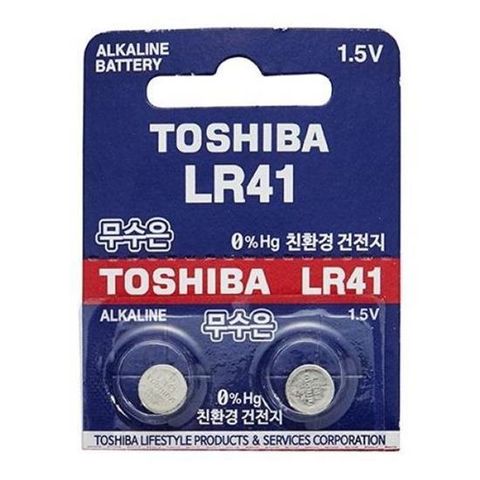 도시바)코인형건전지(LR41/2입) 코인건전지