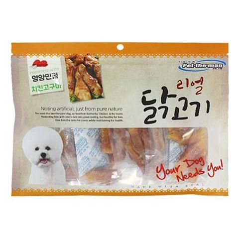 리얼 닭고기 애견 간식 영양만점 치킨 고구마 300g 리얼