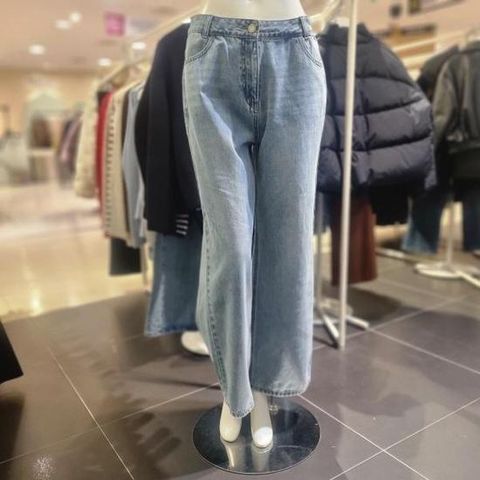 [올리브데올리브]OJ5SL158_와이드핏 데님 팬츠