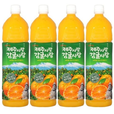롯데 델몬트 제주사랑 감귤사랑 1.5L 6입
