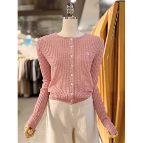 [ 현대백화점 ]ab.fz 럽잇 데일리 꽈배기 니트 가디건 (ABXZ5HY35G) US