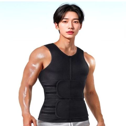 복부보정나시 허리 지지대 보정조끼 이중 허리밴드 탄력밴드 복대