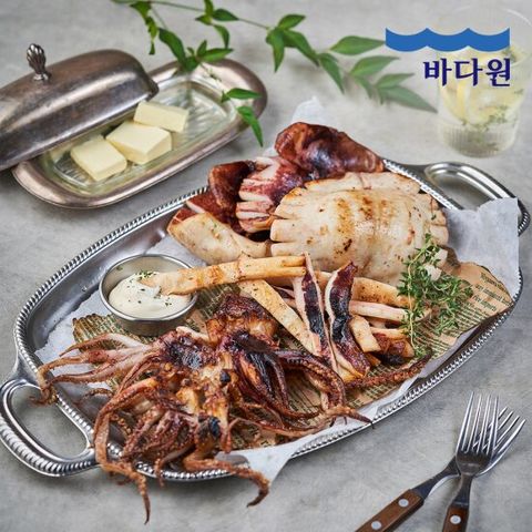 [바다원] 촉촉한 원양산 반건조오징어 5미 (550g 내외) 특대