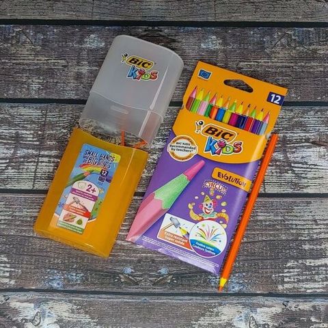 빅 키즈 컬러링 Evolution CIRCUS 12색