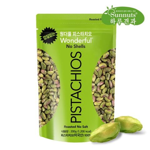 하루견과 껍질없는 원더풀 피스타치오 무염 400g