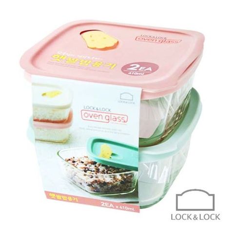 락앤락 오븐글라스 햇쌀밥용기 410ml 2개입 LLG5