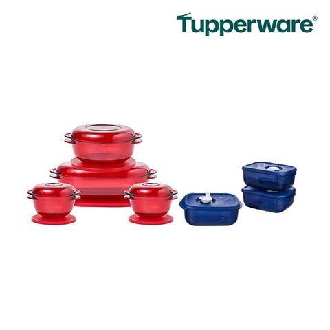 타파웨어 전자레인지 7종세트(스마트렌지 레드or블루 랜덤)