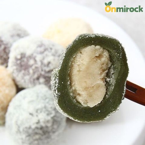 온미락 굳지 않는 왕 쑥두텁떡 60g 14입 국내산 찹쌀 사용 HACCP 수능떡 간식 선