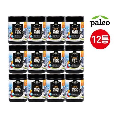D_팔레오 고칼슘 산양유 단백질 프로틴 280g 12통