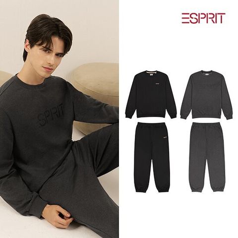 에스프리 ESPRIT 남성 코튼혼방 맨투맨+팬츠 4종 세트