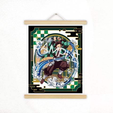 DIY 보석십자수 귀멸의 칼날 극장판 탄지로 행잉 40x50