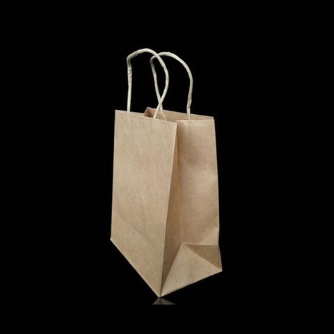 크라프트지 트위스트 핸들 쇼핑백 26X27cm 50매
