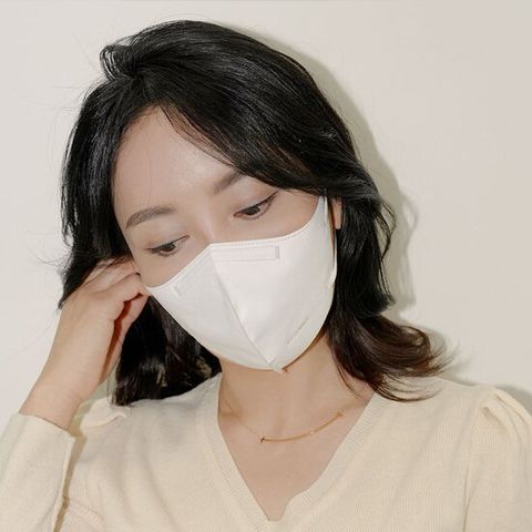 Fresh 필나인라이트핏 2D 보건용마스크 KF-94 대형 그레이 25매 지퍼팩
