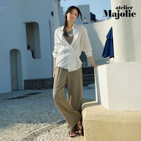 아뜰리에마졸리 릴랙스 크리즈 팬츠 2종 [런칭 가격 79,900원]