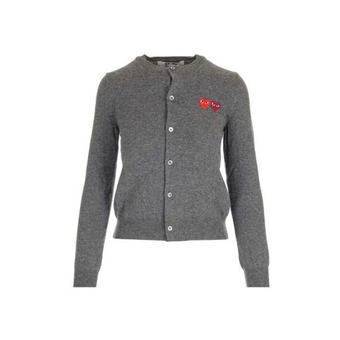 25SS 여성 더블 하트 와펜 가디건 AX-N057-051-3