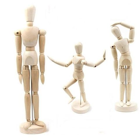목각관절인형 관절인형 중 구체관절인형 목각인형