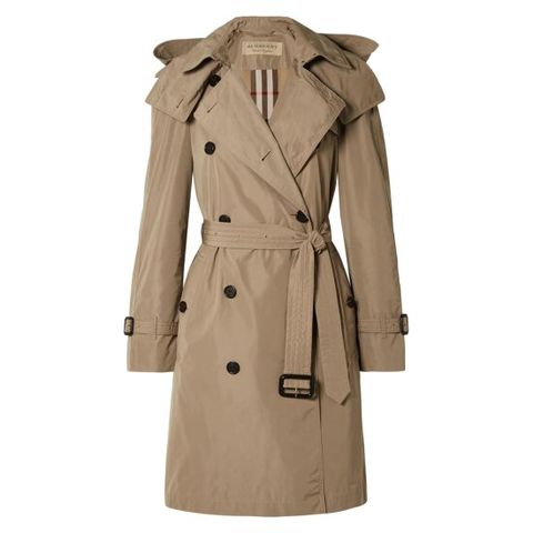 버버리 엠버포드 후드 트렌치코트