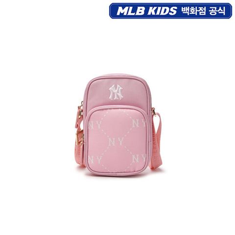 [ AK백화점 ][MLB KIDS] 다이아 모노그램 미니 크로스백 - PKL(핑크) (7ACRMD25N)
