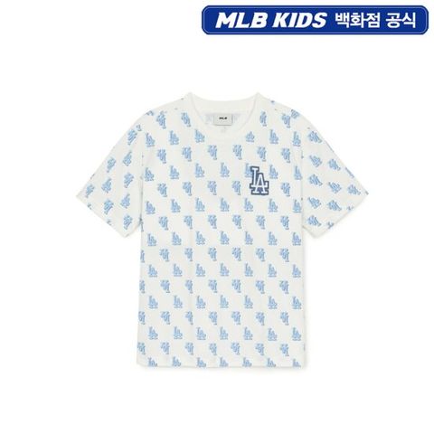 [ AK백화점 ][MLB KIDS] 모노그램 전판 티셔츠 - IVS (7ATSM1153)