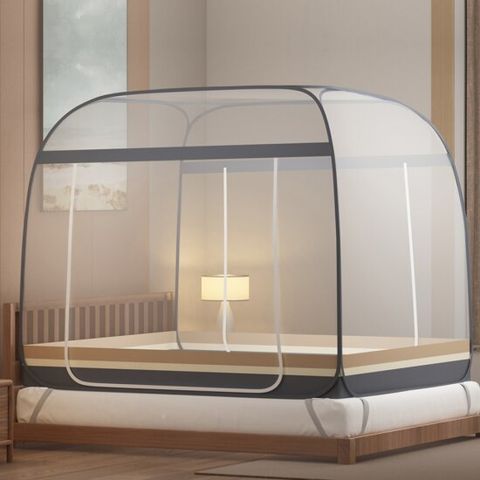 끌라로 여행용 원터치 침대 사각모기장 레이어드 1호 M2-L120