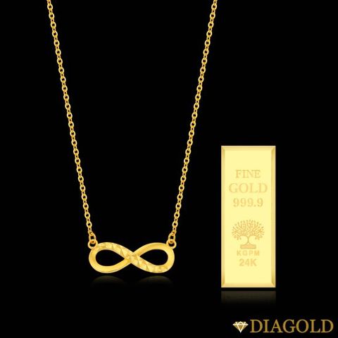 디아골드 24K순금 인피니티 목걸이+99.99%골드바