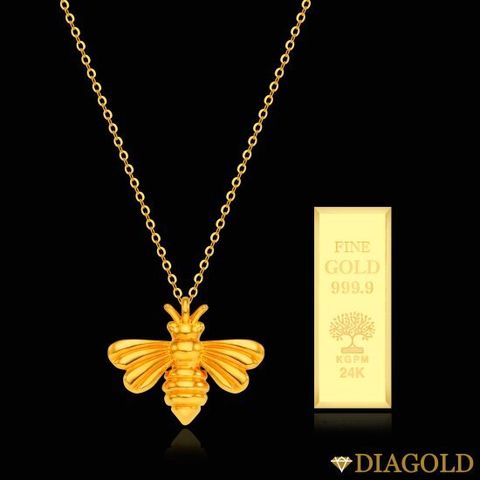 디아골드 [이가격 마지막] 24K순금 허니비 목걸이+99.99%골드바