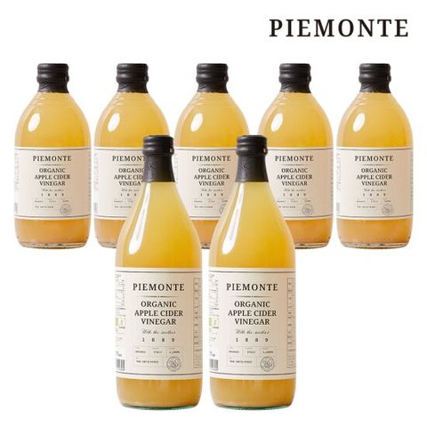 피에몬테 유기농 애사비 사과식초 500ml*5ea + 1,000ml*2ea