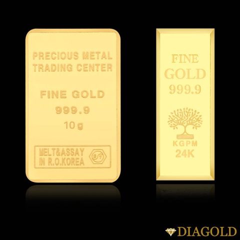 디아골드 24K순금 99.99% 골드바10g+99.99% 골드바