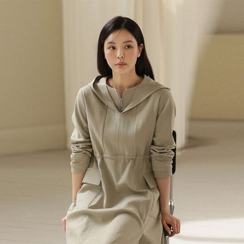 [마이무이] (66~100)데이 후드 원피스 MM354