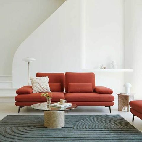 [ESSA]에싸 리오네 더블스윙 소파(리브) 3인+스툴+쿠션2